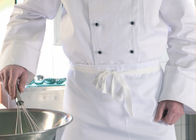 Пальто шеф-повара Бреастед двойника Твилл 100% хлопок/анти- шеф-повар Пиллинг профессиональный покрывают