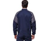 Серые/темно-синие куртки промышленных работ прикрепили с молнией и велкро