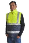 Функциональные Хи пальто зимы видимости куртки бомбардировщика Вис высокие с отделяемыми рукавами